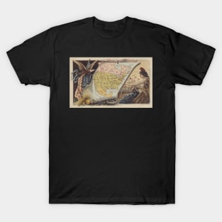 Victorian US Map T-Shirt